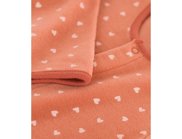 Pyjama Fluweel hartjes