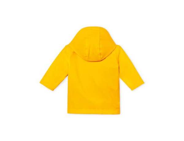 Gele jas achterkant