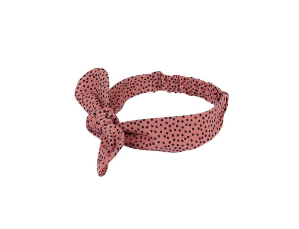 Haarband cozy dots red