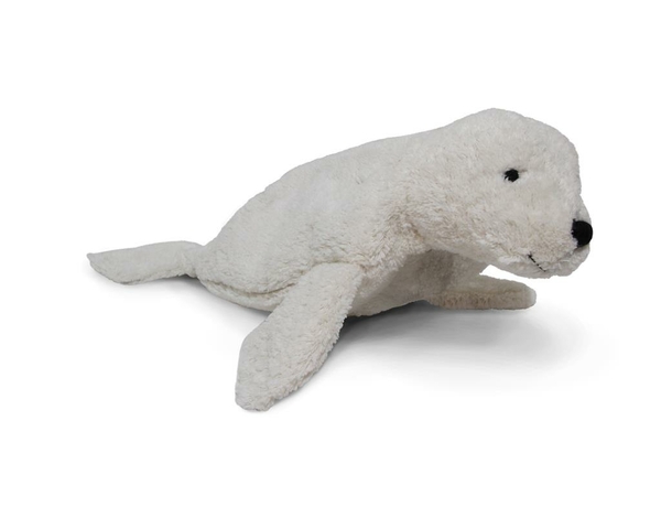 Warmte knuffel Seal small white