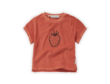 T-shirt éponge strawberry