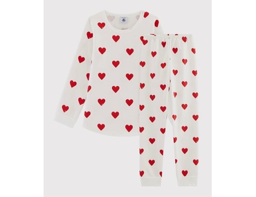 Pyjama tweedelig hartjes