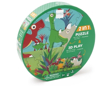 Puzzel 3D Dino's