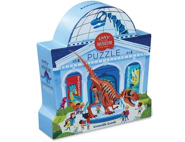 Puzzel Dag in het museum/ Dino • 48 stuks