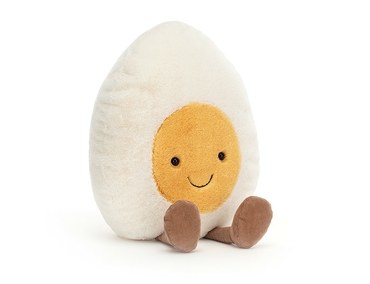 Knuffel happy boiled egg