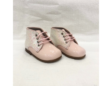 Schoentjes roze + glitter
